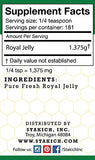 Stakich Fresh Royal Jelly - Pure, All Natural - No Additives/Flavors/Preservatives Added - 8 Ounce (227 Gram)