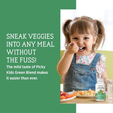 Matys Organic Picky Kids Green Blend, Vegetable Powder Supplement for Picky Eater Kids 4 Years +, Vitamin Packed Superfood Veggie Powder for Meals & Smoothies with Spinach, Kale, Broccoli, 60 Servings