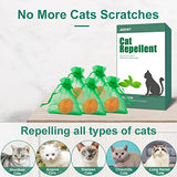 10 Pack Natural Cat Repellent Outdoor Indoor, Peppermint Oil Cat Deterrent Outdoor Repels Cat Dog Deer Rabbit from Garden Yard Lawn Home Keep Your Yard Lawn Porch Furniture Curtain from Cat Damages