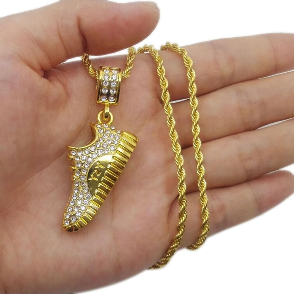 Jewelry Charm The Virgin Mary Pendant necklace jewelry gold silver plated stainless steel women jewelry shoes necklace