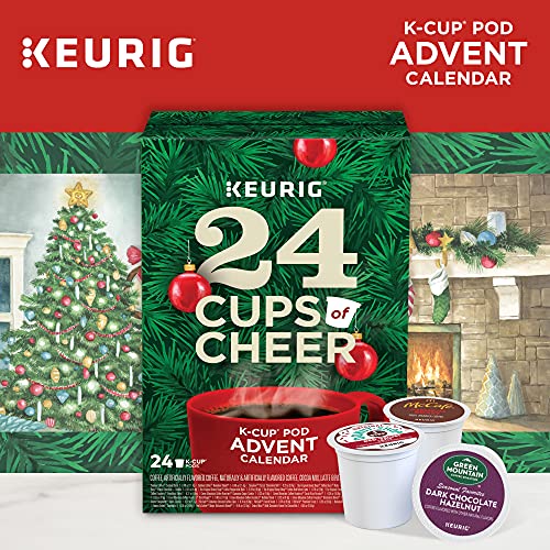 Keurig Advent Calendar Variety Pack, Single Serve K-Cup Pods, 24 Count