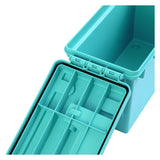 Sheffield 12633 Field Box, Pistol, Rifle, or Shotgun Ammo Storage Box, Tamper-Proof Locking Ammo Can, Water Resistant, Made in The U.S.A, Stackable, Teal