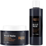 Scotch Porter Beard Wash & Balm Kit – Helps Cleanse, Hydrate, Smooth, Shape & Soften Coarse, Dry Beard Hair while Encouraging Growth for a Cleaner, Fuller, Healthier-Looking Beard