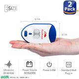 MaxMoxie Ultrasonic Pest Repeller, Humane Mice Control Electronic Insect Repellent, Reject Rodent Bed Bug Spider Rat