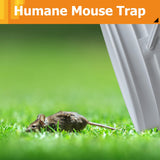 Mouse Trap Bucket, Bucket Lid Rat Trap,Reusable Humane Mouse Traps for House Indoor,Auto Reset Rat Trap Compatible 5 Gallon Bucket-2 Pack