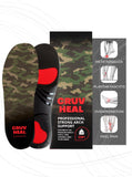 (Pro Grade) 220+ lbs Plantar Fasciitis High Arch Support Insoles Men Women - Orthotic Shoe Inserts for Arch Pain Relief - Boot Work Shoe Insole - Standing All Day Heavy Duty Suppor (XL, Dark Military)
