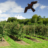 Flerigh Bird Hawk Flying Kite with Pole Crops Farm Protector Bird Scarer Flying Style C Kite Without Pole