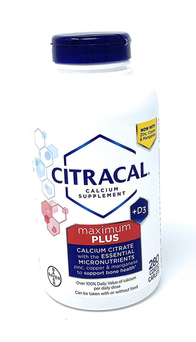 Citracal maximum with Vitamin D3, Limitedd Larger sizee - Capsule 280 Count Total