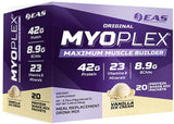 EAS Original MYOPLEX Maximum Muscle Builder - Meal Replacement Protein Drink Mix - Vanilla Ice Cream - 20 Individual Packets - Quality Protein Blend - 42g Per Serving