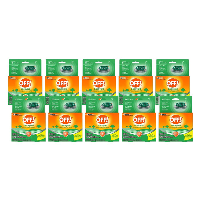 OFF! Mosquito Coil Refills, 6 CT (Pack of 10)