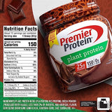 Premier Protein Powder Plant Protein, Chocolate, 25g Plant-Based Protein, 0g Sugar, Gluten Free, No Soy or Dairy Ingredients, 15 Servings