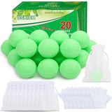 USKICH 20Pcs Snake Away Repellent, Repellent Balls for Outdoors Indoor Snakes Rats and Other Pests, Yard Lawn Garden Camping Fishing, Pest Insect Control