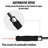 ACEIken Golf Umbrella Large 68 Inch Automatic Open Golf Umbrella Extra Large Oversize Double Canopy Vented Umbrella Windproof Waterproof for Men and Women