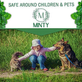 Minty Insect & Pest Control, Powerful & Natural 5% Peppermint Oil Spray for Ants, Spiders, Bed Bugs, Dust Mites, Roaches and More - Indoor and Outdoor Use, 16 fl oz Pint