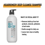 KMS HEADREMEDY Deep Cleanse Clarifying Shampoo, 25.3 oz