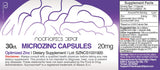MicroZinc Capsules | 20mg | Optimized Zinc Supplement | 30 Count