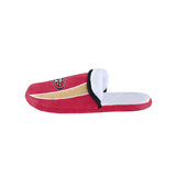 FOCO San Francisco 49ers NFL Mens Sherpa Slide Slippers - L