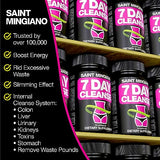 Saint Mingiano 7 Day Cleanse Program | Colon Detox with Natural Laxative for Constipation & Bloating | Extra-Strength Senna Leaf Supplements | Strong for Some People.