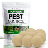 SUAVEC Pest Control Balls, Rodent Repellent, Mice Repellent Peppermint, Indoor Mouse Repellent, Repel Rats, Roach, Ant, Spider, Mosquito, Moth & Other Pest, Rat Repellant, Mice Away for Outdoor-8P