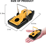 ICFPWR Mouse Trap Rat Traps Indoor 24-Pack - Small Reusable Sensitive Mouse Traps Indoor for Home for Mice Chipmunks Squirrels - Effective Mice Trap with Powerful Bites Force for Indoor Outdoor