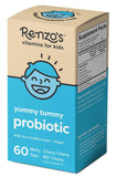 Renzo's Kids Probiotic - Dissolvable Probiotics for Digestive Health & Immune Support - 60 Cherry-Flavored Melty Tabs