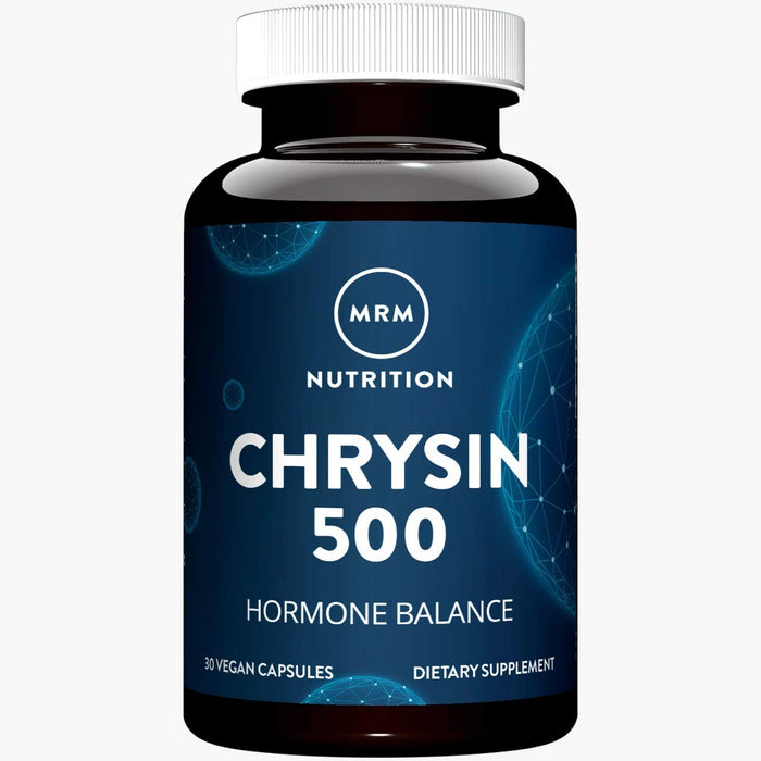 MRM Nutrition Chrysin 500mg | Hormone Balance | Promotes Healthy Testosterone Levels | Pure 5,7-Dihydroxyflavone | Gluten-Free + Vegan | 30 Servings