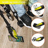 Upgraded Grabber Reacher Tool with Bright Headlight, 32" Claw Grabbers with 90°Rotating Anti-Slip Jaw, Garbage Grabber Pickup Tools Heavy Duty, Soft Rubber Handle & Magnet Hook (Yellow) 8310-Y-1