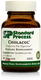 Standard Process Cholacol - Gallbladder Support Supplement - Fat Digestion Supplement for Digestive Health & Bile Support - Gluten-Free, Non-Dairy & Non-Soy - 90 Tablets