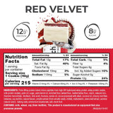 Power Crunch Protein Wafer Bars, High Protein Snacks with Delicious Taste, Red Velvet, 1.4 Ounce (12 Count)