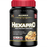 ALLMAX HEXAPRO, Chocolate Peanut Butter - 5 lb - 25 Grams of Protein Per Serving - 8-Hour Sustained Release - Zero Sugar - 52 Servings