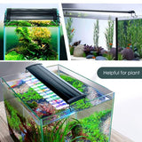 AQQA Aquarium Light,Full Spectrum LED Fish Tank Lights,12"-54" Adjustable Multi-Color White Blue Red Green LEDs with Extendable Brackets,14W-31W for Freshwater Plants 23W(24"-32")