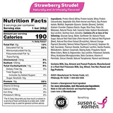 FITCRUNCH Snack Size Protein Bars, Designed by Robert Irvine, 6-Layer Baked Bar, 3g of Sugar, Gluten Free & Soft Cake Core (9 Bars, Strawberry Strudel)