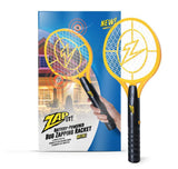 Zap It Electric Fly Swatter Racket & Mosquito Zapper - High Duty Battery Powered 3,500 Volt Electric Bug Zapper Racket - Fly Swatter Electric - Fly Killer Fly Swatter for Indoors (2 AA Included)