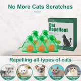 5 Pack Natural Cat Repellent Outdoor Indoor, Peppermint Oil Cat Deterrent Outdoor Repels Cat Dog Deer Rabbit from Garden Yard Lawn Home Keep Your Yard Lawn Porch Furniture Curtain from Cat Damages