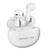 DROWELL EAR Hearing Aids, Hearing Aids for Seniors Rechargeable with Noise Cancelling Hearing Amplifiers for Seniors & Adults Hearing Loss with Portable Charging Case White