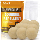 DALIYREPAL Squirrel Repellent Outdoor, Chipmunk Repellent Outdoor,Squirrels Repellent for Garden, Outdoor Squirrels Repellent for Attic, Squirrel Deterrent Balls Mint, Keep Squirrel Away -8 PCS