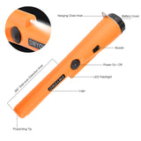 Dmyond Metal Detector Pinpointer, Professional Waterproof Handheld Pin Pointer Wand, Search Treasure Pinpointing Finder Probe with 9V Battery for Adults, Kids - Orange