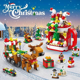 Christmas Advent Calendar 2023 Building Set, HOGOKIDS Countdown Playset 24 Collectible Surprise, 1099 PCS Christmas Toy Tree Santa Party Favors Building Block, Xmas Gift for Kids Boys Girls Ages 6-12+