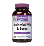 BlueBonnet Multi Minerals Plus Boron No Iron Vegetarian Capsules, 180 Count