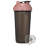 GOMOYO [4 Pack] 28 oz Shaker Bottle | Protein Shaker Bottle with Mixing Agitators (Black/Rose, Purple/White, Pink, Mint/White) | Shaker Bottle for Protein Mixes Pack is BPA Free and Dishwasher Safe