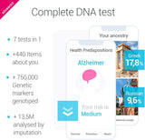 tellmeGen Advanced DNA Test:400+ Health, Ancestry, Traits & Fitness Reports - Fees Included - Lifetime Updates