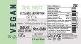 GIVOL Organic ZINC Boost Mist 100 g (Extra Strength) - Sugar Free with Vit C and Elderberry Extract - Vegan Liquid Spray for Kids and Adults - Easy Absorption - Non-GMO - (60 ml) 2 oz