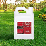 Simple Lawn Solutions Root Hume- Simple Grow Solutions - Concentrated Humic Acid - Liquid Carbon - Simple Grow Solutions- Natural Lawn & Garden Treatment - Plant Food Enhancer- Turf Grass Soil Conditioner (1 Gallon)