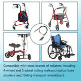 FVRITO 2 Pack 41'' Rollator Brake Cable Replacement for Drive Mobility Rolling Walker Medline Transport Knee Scooter Folding Wheelchair, Brake Cables for Most Walker Seniors Medical Accessories Parts