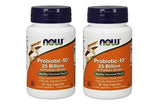 Now Probiotic-10 25 Billion, 50 Count (Pack of 2)