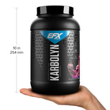 EFX Sports Karbolyn Fuel | Fast-Absorbing Carbohydrate Powder | Carb Load, Sustained Energy, Quick Recovery | Stimulant Free | 37 Servings (Grape)