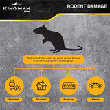 Kingman Prime Rat Mouse Rodent Pest Glue Trap (Large Size) Tray Heavy Duty (5 Pack/ 10 Traps) with Connectors