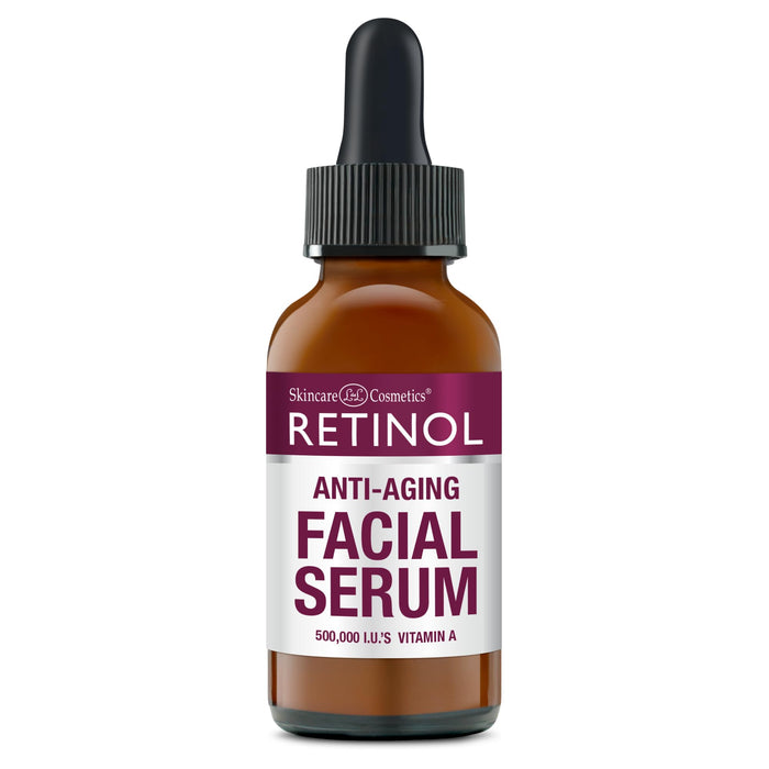 Retinol Anti-Wrinkle Facial Serum – Vitamin A Concentrate Improves Skin’s Elasticity & Tone and Minimizes Appearance of Fine Lines & Wrinkles – Look Younger With The Age-Defying Power Of Retinol