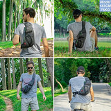 NICGID Sling Bag Chest Shoulder Backpack Crossbody Bags for Men Women