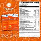 Trace Minerals | Power Pak Sugar Free Electrolyte Powder Packets | 1200 mg Vitamin C, Zinc, Magnesium | Boost Hydration, Immunity, Energy, Muscle Stamina | Keto Friendly | Citrus | 30 Packets